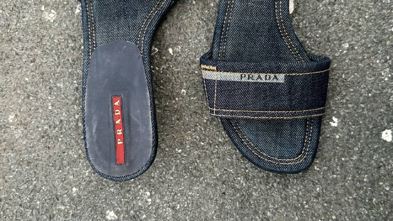 Vintage Prada heel mules size 38 2