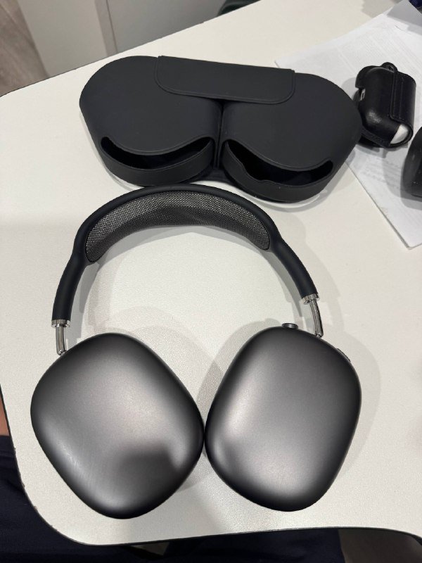 Наушники Apple AirPods Max черные с чехлом и кабелем