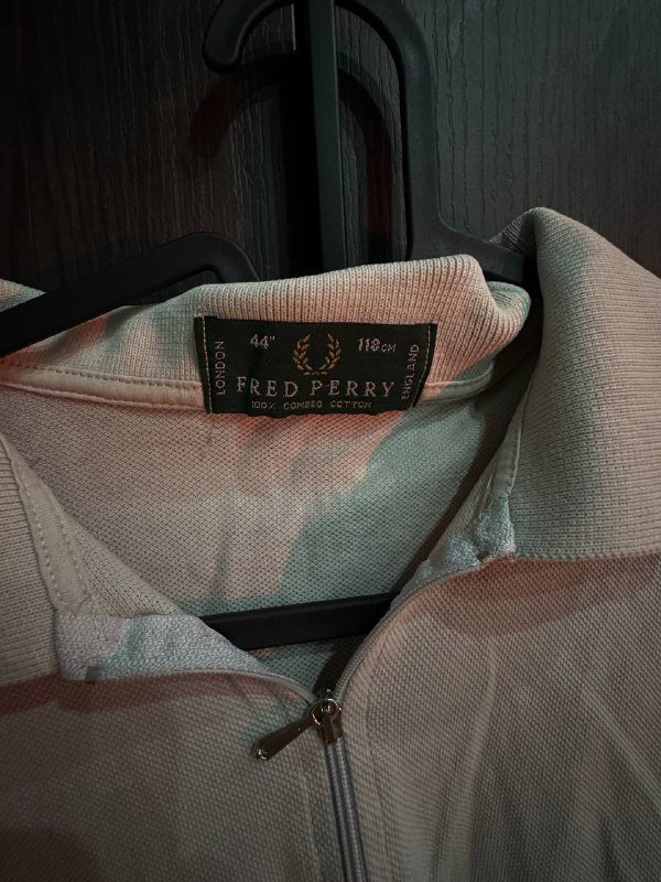Поло Fred Perry молочного цвета, размер M 2