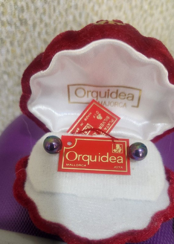 Серьги Orquidea Majorca серебро 925 пробы