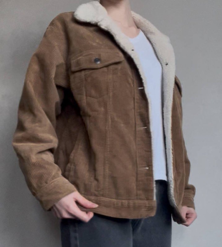 Куртка вельветовая коричневая Pull&bear 2