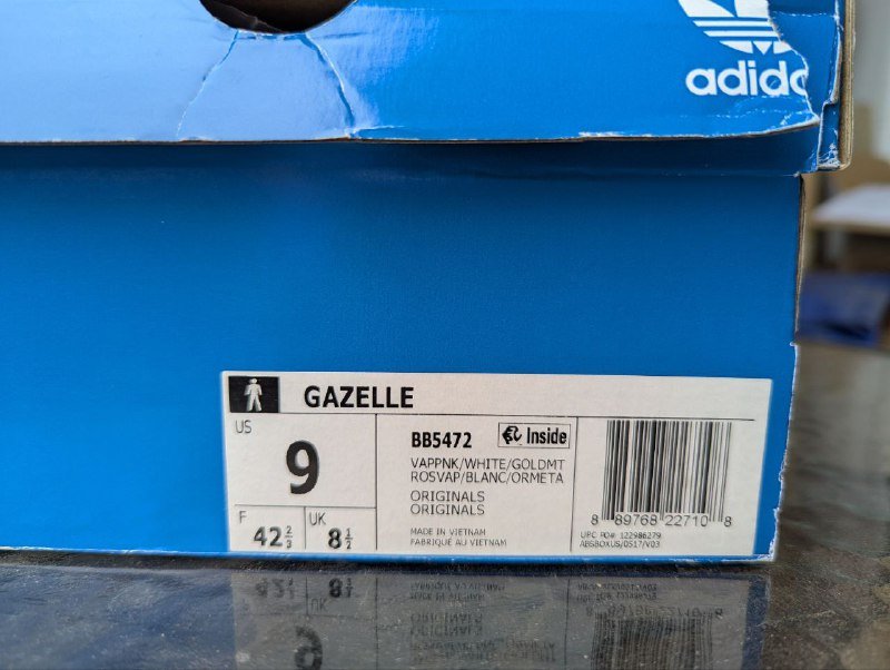 Кеды Adidas Gazelle мужские новые 6