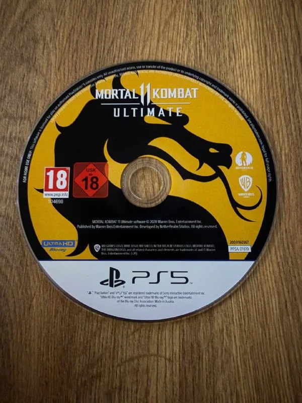 Диск Mortal Kombat 11 Ultimate для PlayStation 5