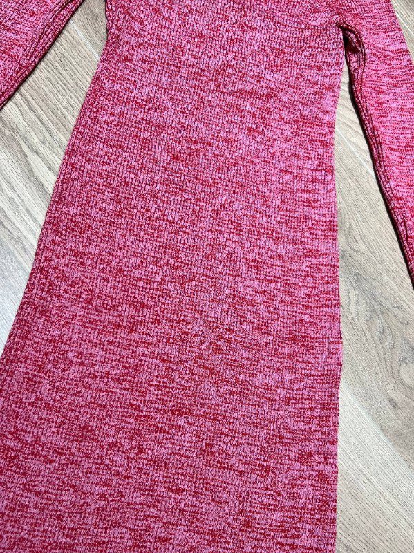 Платье Mango красное размер S 2