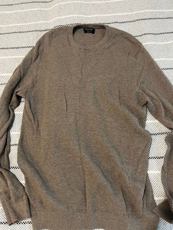 Платье туника, белый свитер, джемпер Massimo Dutti 3