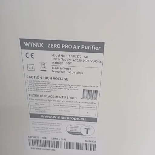 Очиститель воздуха Winix Zero Pro
