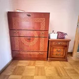 Деревянная мебель, матрасы, диван, телевизоры, микроволновка 3