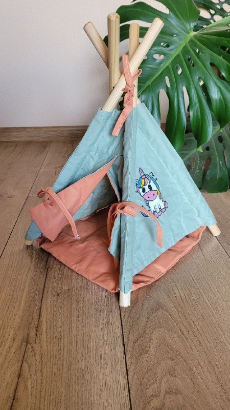 Домик-шалаш для игрушек и кукол