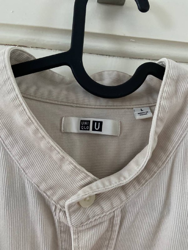 Вельветовая мужская рубашка Uniqlo 4