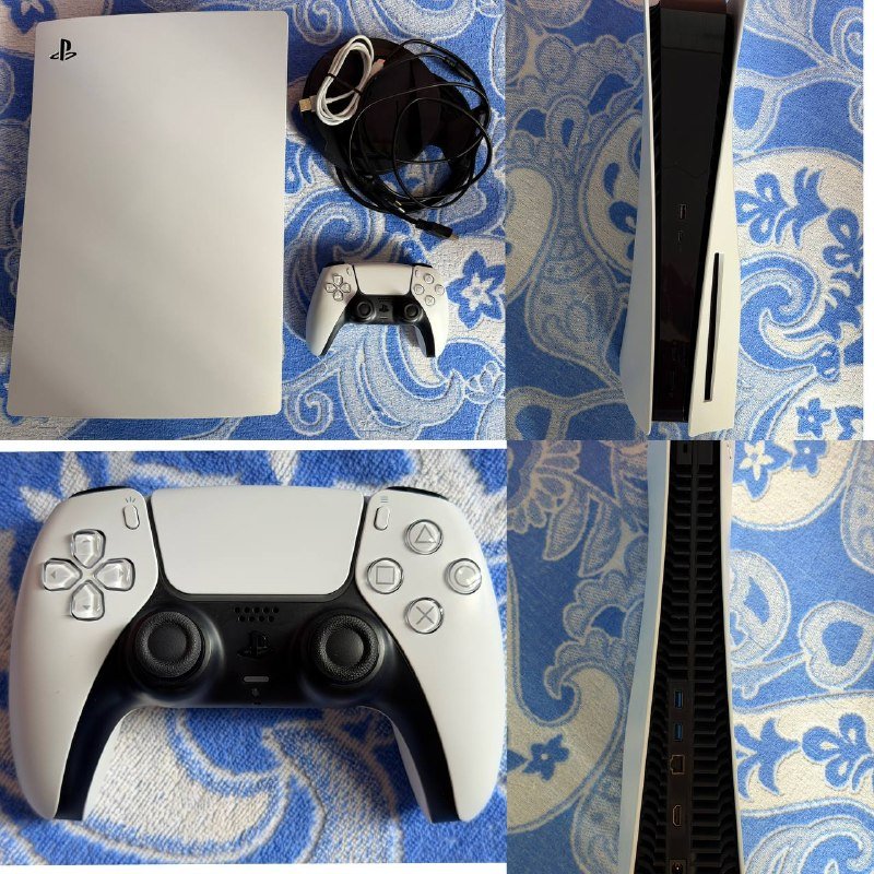 Sony PlayStation PS5 Disc, DualSense, подставка