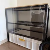 Закрытый кошачий лоток-шкаф 2