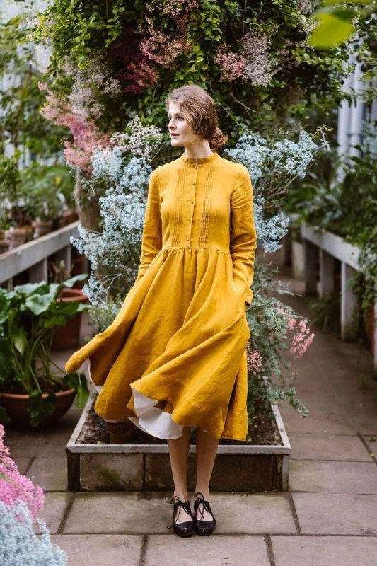 Платье Sondeflor Размер S Лён