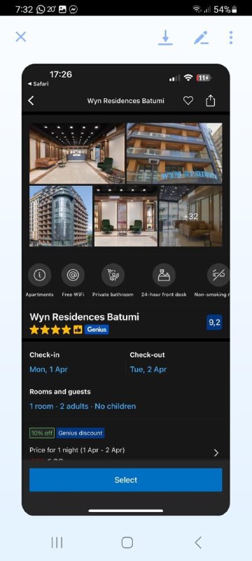 Студия посуточно Wyn residence 2