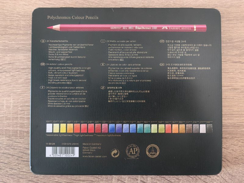 Оригинальные цветные карандаши Faber-Castell Polychromos 3
