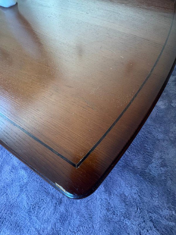 журнальный винтажный стол с ящиками 3