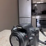 Canon 500D, объектив 50mm, аккумуляторы, зарядное, сумка 1