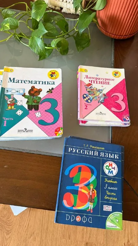 Учебники для 3 класса, две части