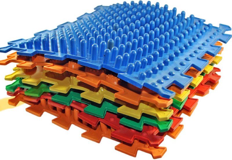 Ортопедический коврик из 6 модулей-пазлов 3