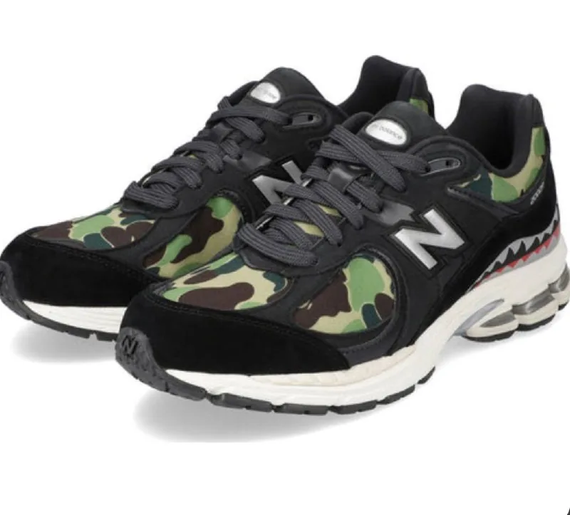New Balance Bape 2002R sneakers, sizes 44 and 41.5