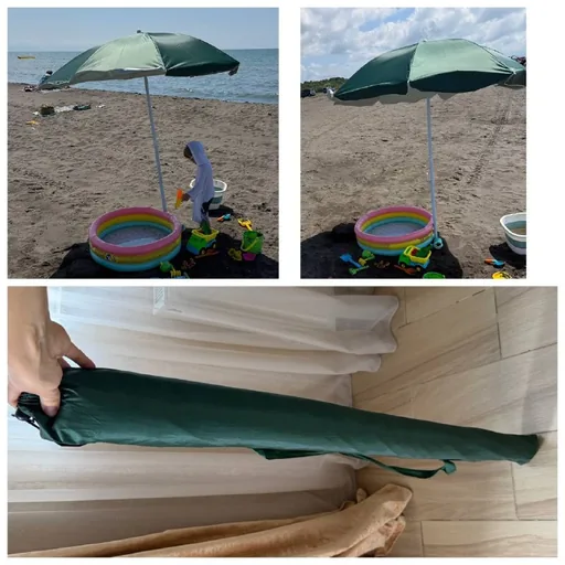 Large beach umbrella