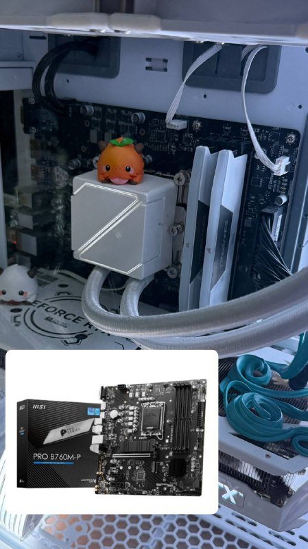 материнскую плату MSI PRO B760M-P DDR5