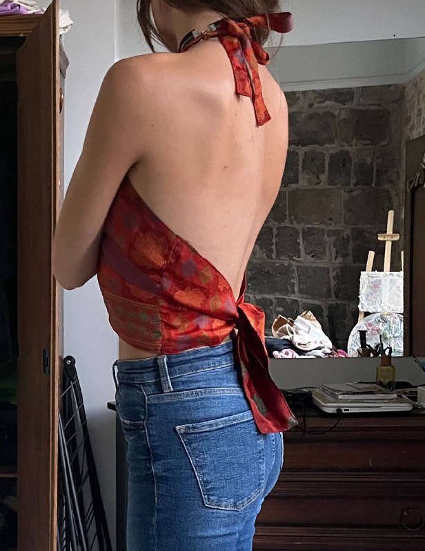 boho top size S M 3