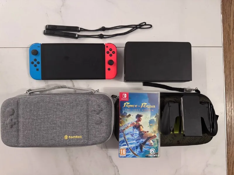 Nintendo Switch OLED полный комплект