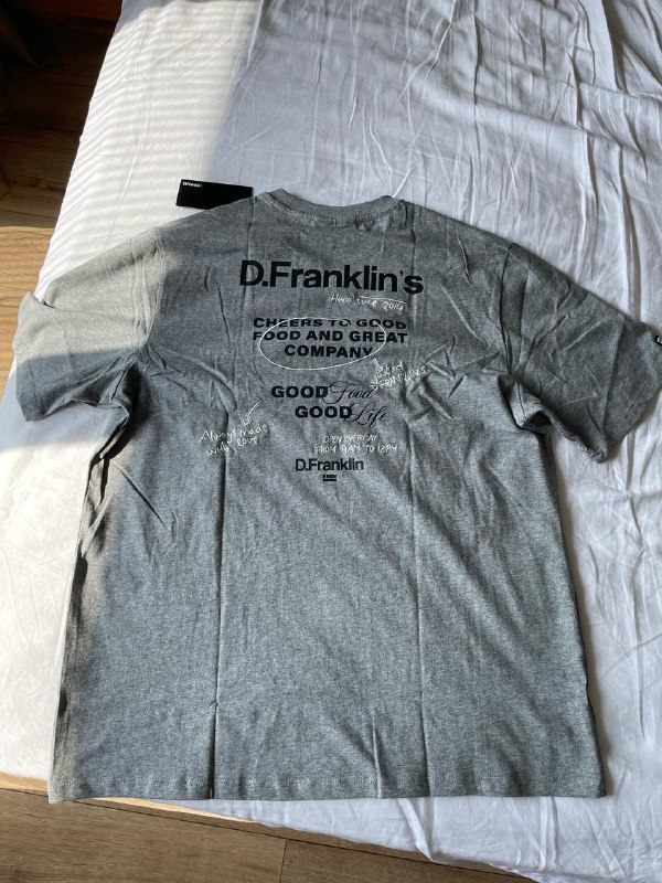 Футболка D.Franklin Good Life T-Shirt Grey Melange, размер L 2