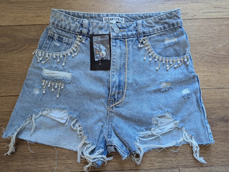 Летние шорты Weekend Collection, майка Free People, джинсовые шорты Signature 8 8