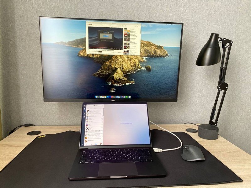 PS5, монитор LG 27UP850N-W