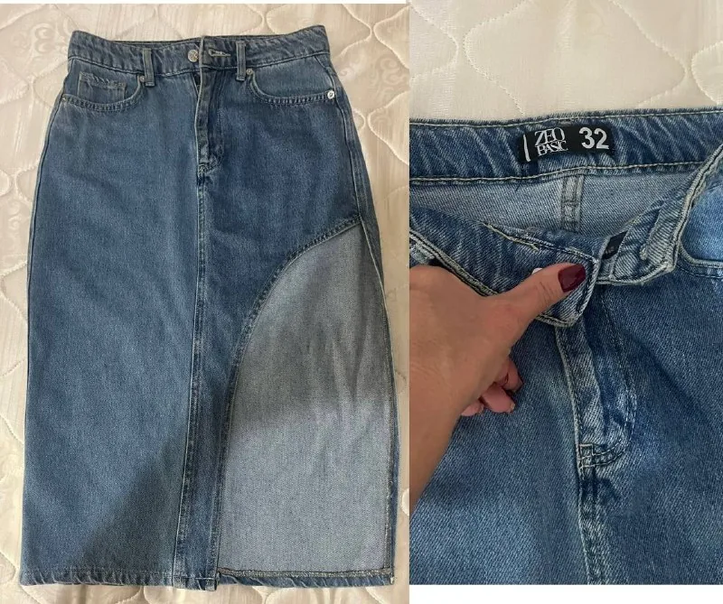 Джинсовая юбка
