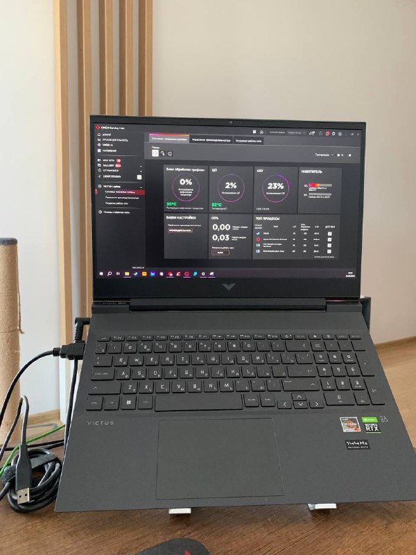 Игровой ноутбук HP Victus 16 Ryzen 7 5800 RTX 3060 32GB RAM 1TB SSD