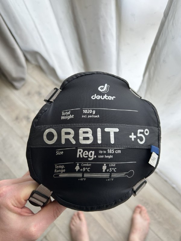 Спальный мешок Deuter Orbit +5° Reg до 185 см