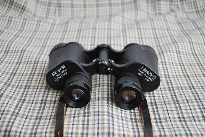 Редкий бинокль с дальномерной сеткой БПс 8х30 2