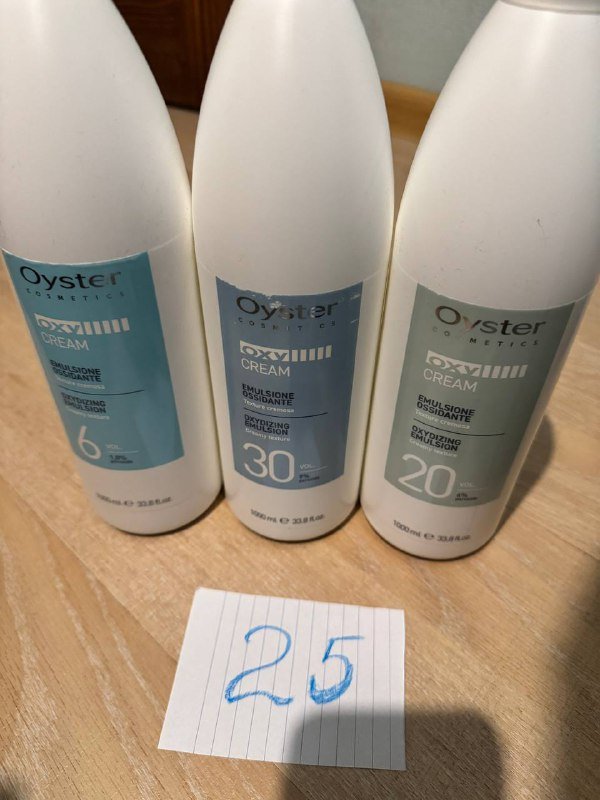 Краски и окислители для волос Oyster, Fanola 2