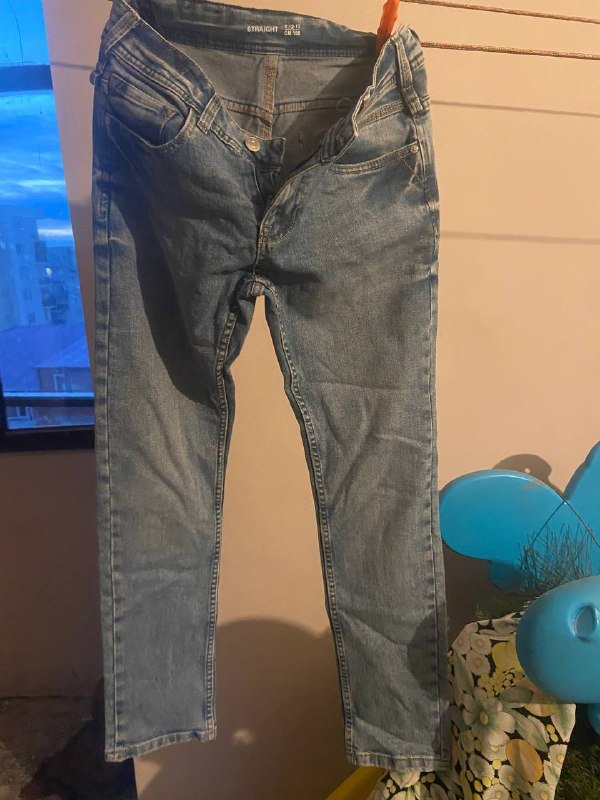 Джинсы, сарафан, рубашка женские S-M 4