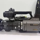 SONY DSR-PD170P camcorder, линзы, микрофон, ноутбук, сумка 1