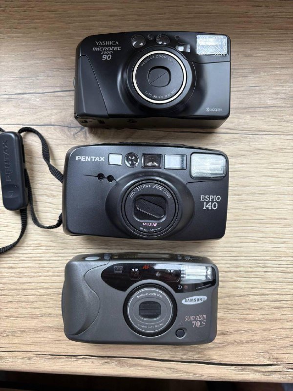 Пленочные фотоаппараты Yashica, Pentax, Samsung и др.