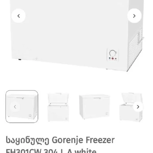 Gorenje Freezer FH301CW 304 L