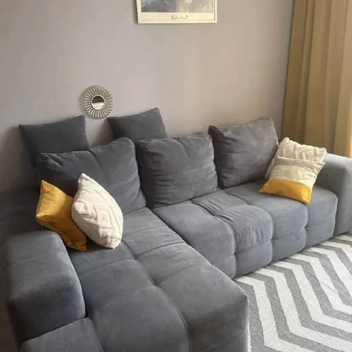 Угловой диван, стеллаж IKEA HEMNES