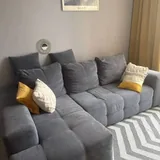Угловой диван, стеллаж IKEA HEMNES 1