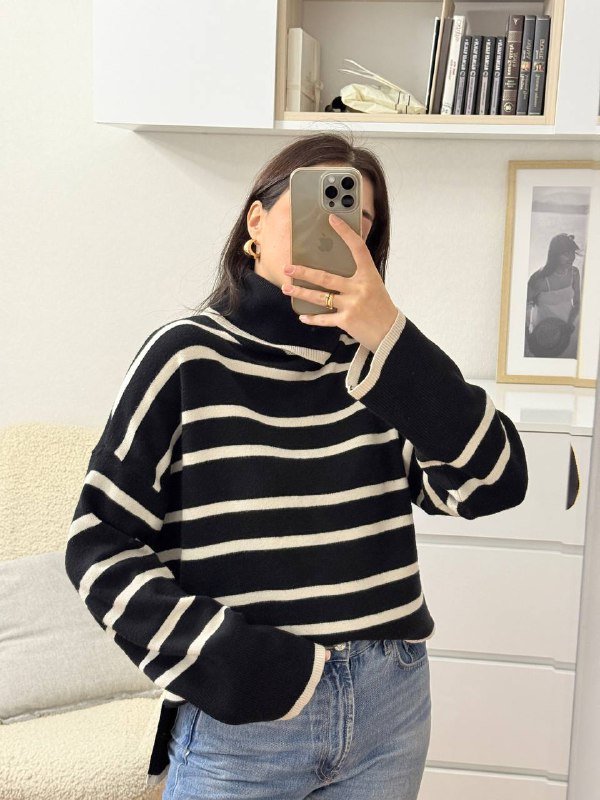 Свитер Vero Moda S полосатый из вискозы 2