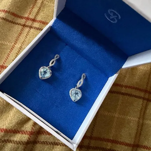 Серги сердце