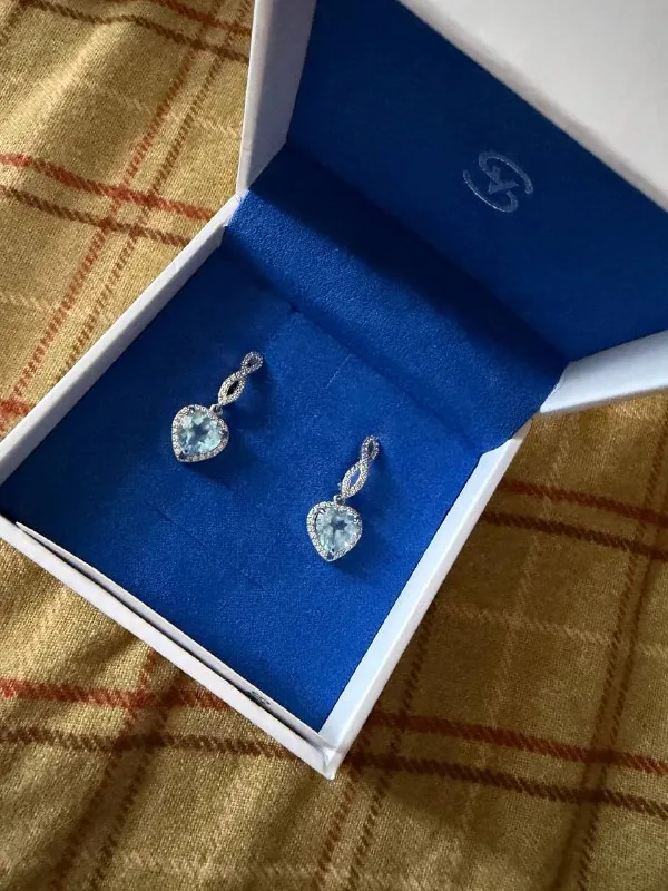 Серги сердце