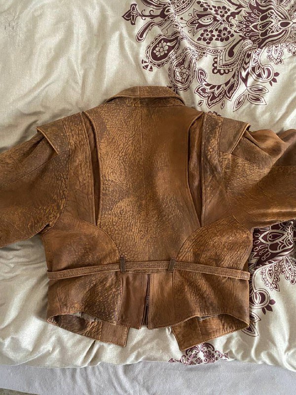 Куртка из натуральной кожи, размер S 3