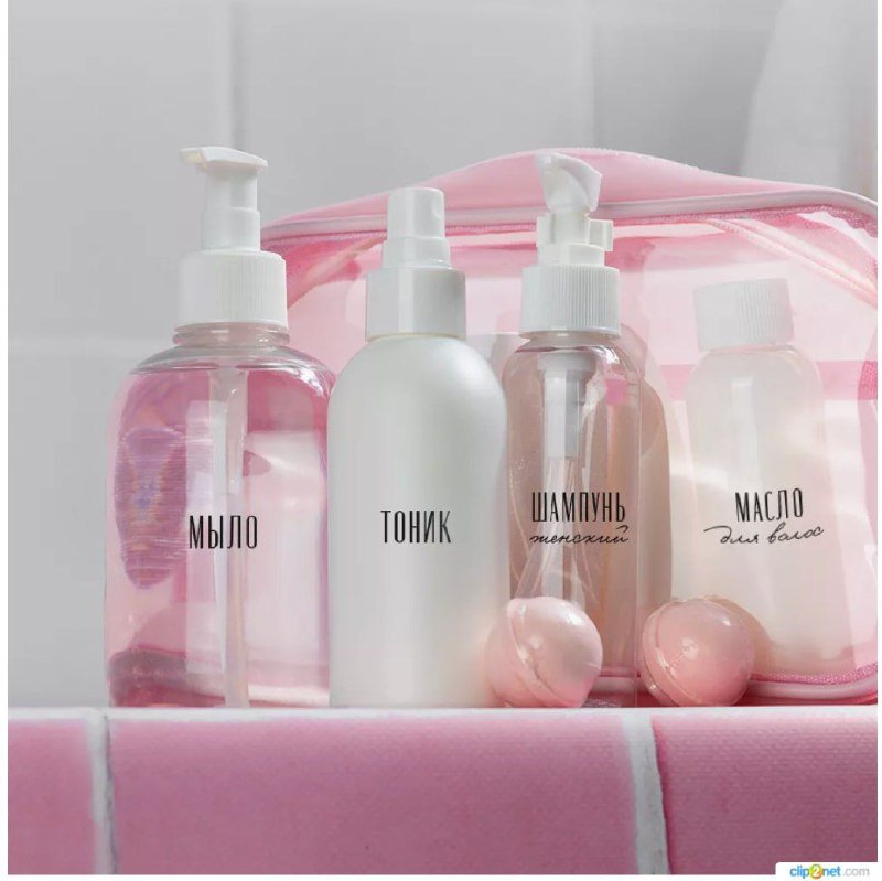 Деревянное карманное зеркало, большая косметичка, наклейки на флаконы 10