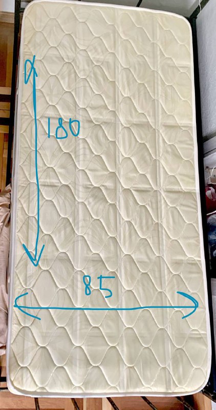 Матрас пружинный с Memory foam 180х85х18 2