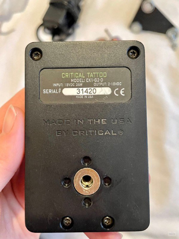 Тату набор Skinductor Vertigo, блок питания, педаль, иглы 5