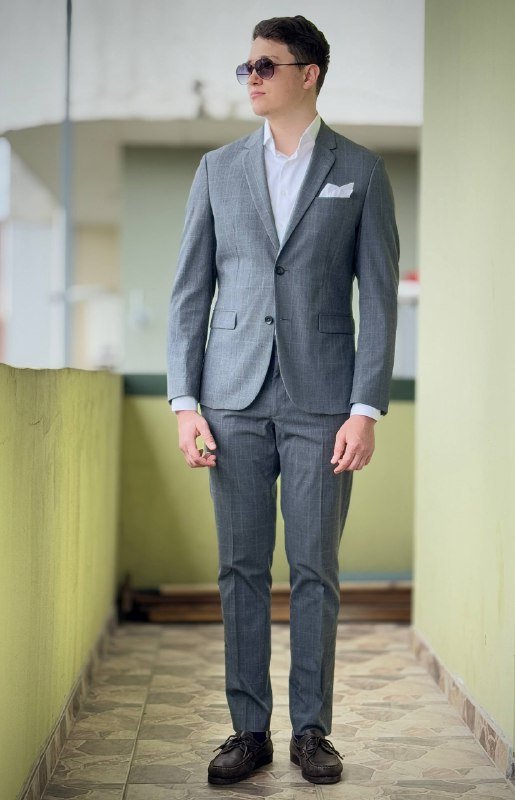 Мужской классический костюм Mango Man