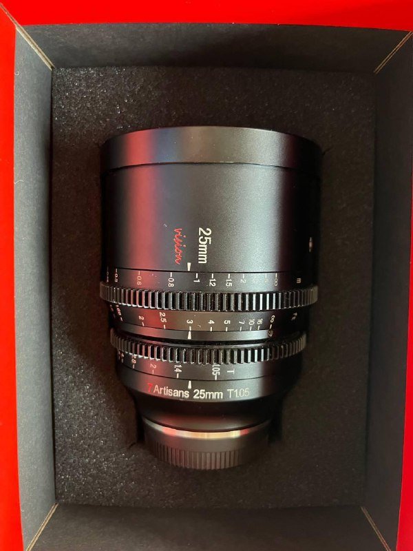 Объектив Fujifilm X 25мм T1.05 для фотоаппарата 2
